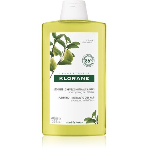 Cédrat shampoo detergente per capelli normali e grassi 400 ml - Klorane - Modalova