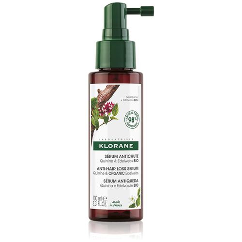 Quinine & Edelweiss Bio serum fortificante anticaída 100 ml - Klorane - Modalova