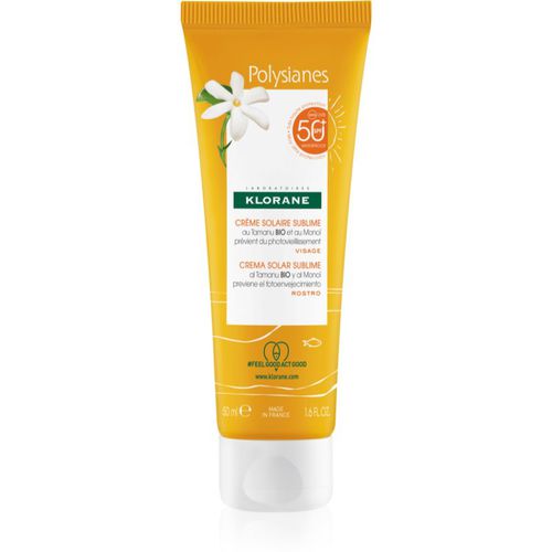 Monoï & Tamanu crema facial protectora con textura ligera SPF 50+ 50 ml - Klorane - Modalova