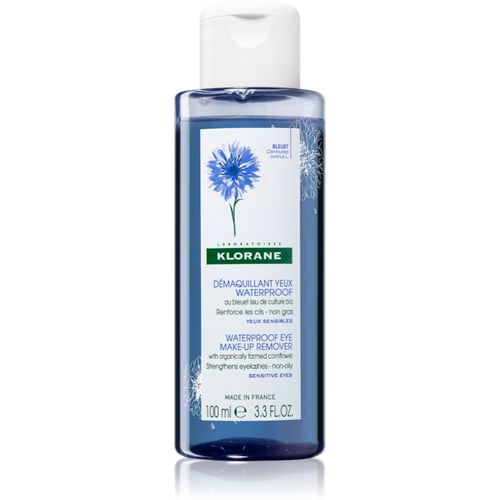 Cornflower desmaquillante específico para maquillaje para los ojos resistente al agua para pieles sensibles 100 ml - Klorane - Modalova