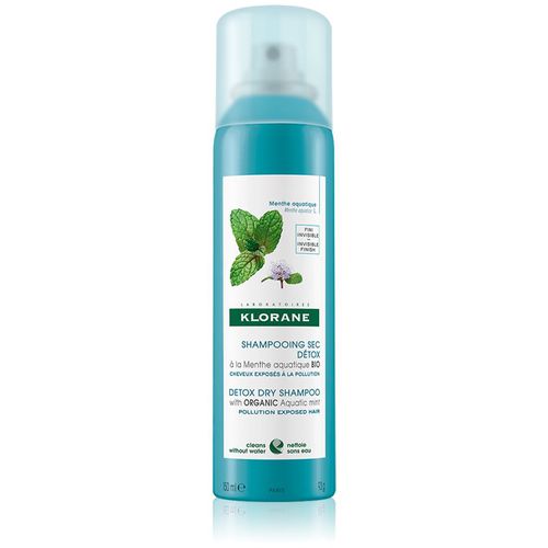 Organic Mint champú en seco para cabellos expuestos a la contaminación atmosférica 150 ml - Klorane - Modalova