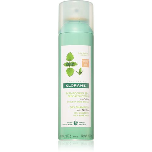 Nettle champú en seco para cabello castaño oscuro y graso 150 ml - Klorane - Modalova