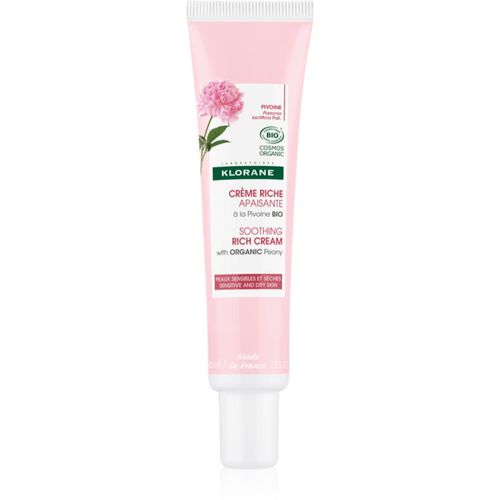 Peony crema calmante para pieles sensibles y secas 40 ml - Klorane - Modalova