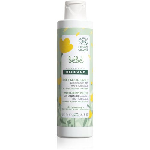 Bébé Multi-Purpose Oil aceite corporal nutritivo para la piel del bebé 200 ml - Klorane - Modalova