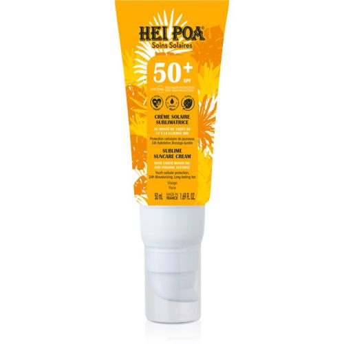 Suncare Bräunungscreme mit SPF 50+ für das Gesicht 50 ml - Hei Poa - Modalova