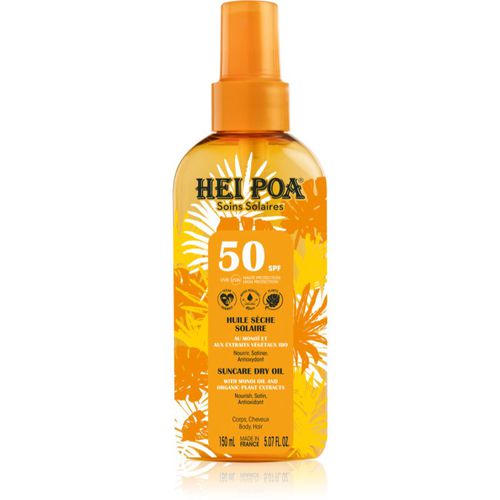 Tahiti Monoi Oil Tahiti Monoi Oil aceite seco solar SPF 50 150 ml - Hei Poa - Modalova