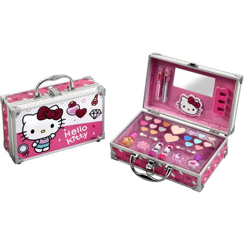 Make-up Aluminum Set custodia per il trucco (con specchietto) per bambini - Hello Kitty - Modalova