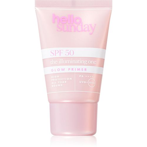 The illuminating one prebase de maquillaje protectora SPF 50 50 ml - hello sunday - Modalova