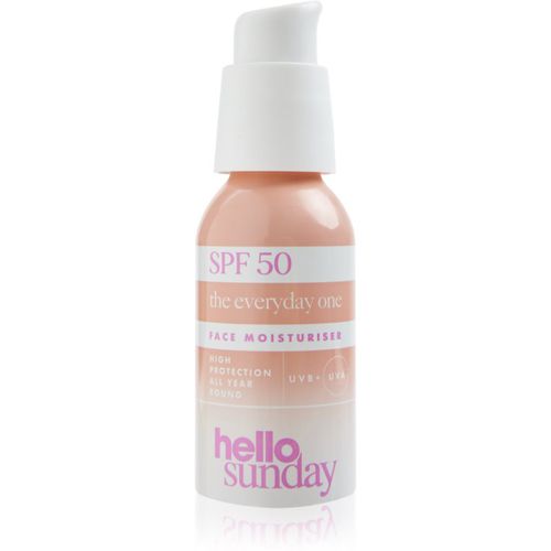 The everyday one SPF 50 crema abbronzante viso 50 ml - hello sunday - Modalova