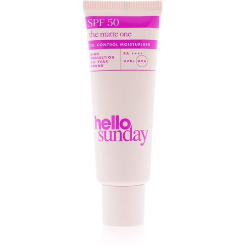 The matte one prebase de maquillaje matificante para pieles grasas y problemáticas SPF 50 50 ml - hello sunday - Modalova