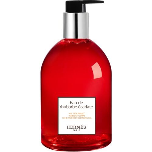 HERMÈS Le Bain Eau de rhubarbe écarlate gel detergente per mani e corpo unisex 300 ml - Hermès - Modalova