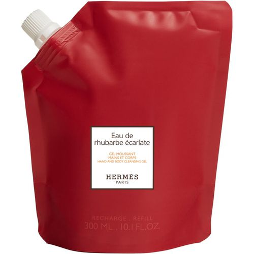 HERMÈS Le Bain Eau de rhubarbe écarlate gel detergente per mani e corpo unisex 300 ml - Hermès - Modalova