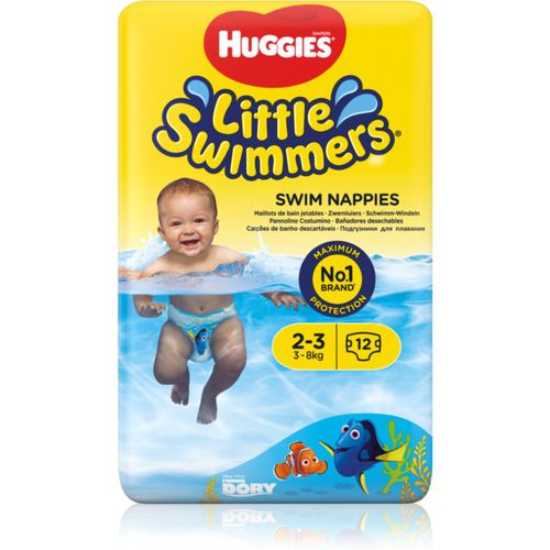 Little Swimmers 2-3 bañadores-pañal desechables 3-8 kg 12 ud - Huggies - Modalova