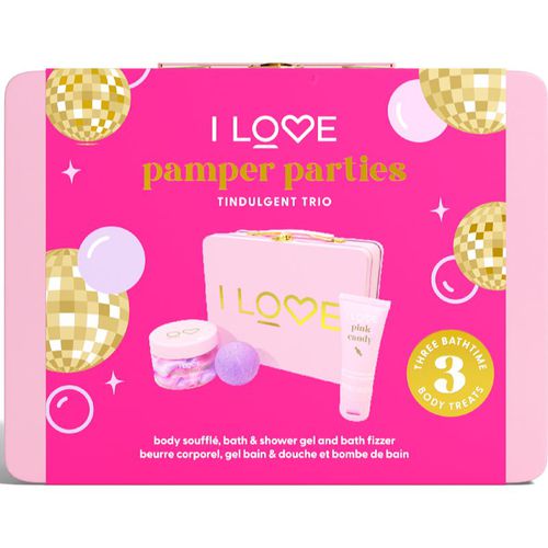 Pamper Parties Tindulgent Trio confezione regalo in scatola - I love... - Modalova