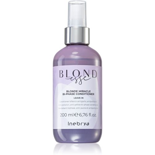 BLONDesse Blonde Miracle Bi-Phase Conditioner acondicionador bifásico sin aclarado para cabello rubio 200 ml - Inebrya - Modalova