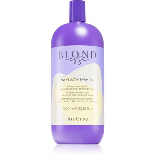 BLONDesse No-Yellow Shampoo shampoo anti-giallo per capelli biondi e grigi 1000 ml - Inebrya - Modalova