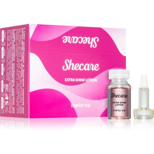 Shecare Extra Shine Lotion trattamento intensivo per capelli rovinati 12x12 ml - Inebrya - Modalova