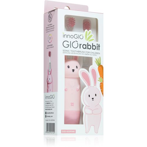 GIORabbit Sonic Toothbrush spazzolino sonico per bambini Pink 1 pz - innoGIO - Modalova