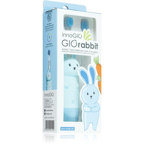 GIORabbit Sonic Toothbrush Zahnbürste mit Schalltechnologie für Kinder Blue 1 St - innoGIO - Modalova