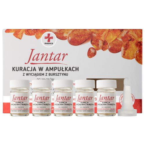 Medica Jantar trattamento rigenerante per capelli rovinati e fragili 5 x 5 ml - Ideepharm - Modalova