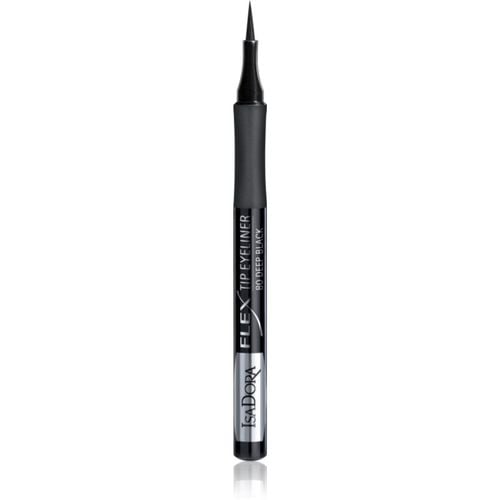 Flex eyeliner in penna lunga tenuta colore 80 Deep Black 1 ml - IsaDora - Modalova