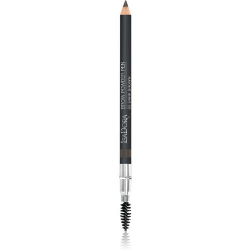 Brow Powder Pen Augenbrauenstift mit Bürste Farbton 03 Dark Brown 1,1 g - IsaDora - Modalova