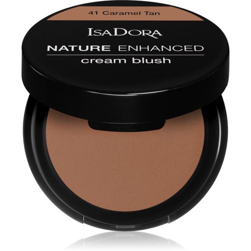 Nature Enhanced Cream Blush blush compatto con pennello e specchietto colore 41 Caramel Tan 3 g - IsaDora - Modalova