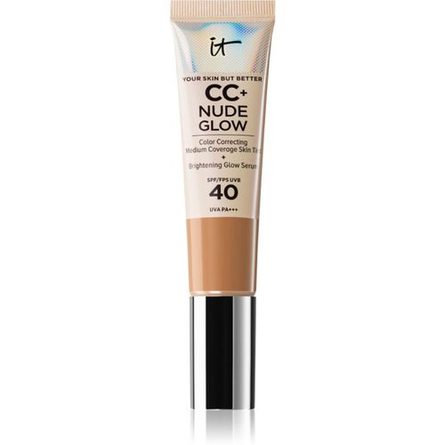 Your Skin But Better CC + Nude Glow fondotinta illuminante SPF 40 colore Neutral Tan 32 ml - IT Cosmetics - Modalova