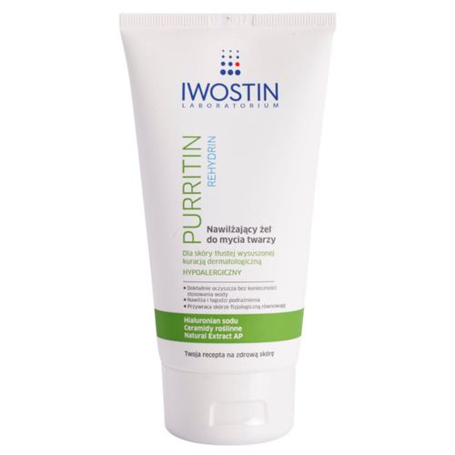Purritin Rehydrin gel detergente idratante per pelli secche e irritate dal trattamento antiacne 150 ml - Iwostin - Modalova