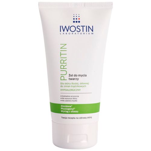 Purritin gel para lavar para pieles grasas con tendencia acnéica 150 ml - Iwostin - Modalova