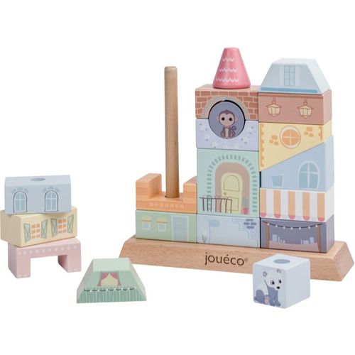 The Wildies Family Stacking Houses Activity Spielzeug aus Holz 12 m+ 20 St - Jouéco - Modalova