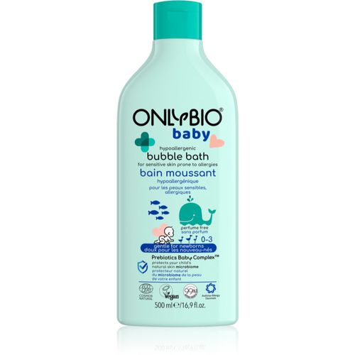 Baby Hypoallergenic espuma de baño para pieles sensibles y alérgicas para bebé lactante 500 ml - OnlyBio - Modalova