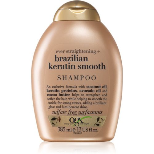 Brazilian Keratin Smooth champú alisador para dar brillo y suavidad al cabello 385 ml - OGX - Modalova