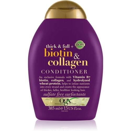 Biotin & Collagen acondicionador densificador para dar volumen al cabello 385 ml - OGX - Modalova