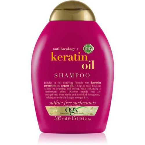 Keratin Oil champú revitalizador con keratina y aceite de argán 385 ml - OGX - Modalova