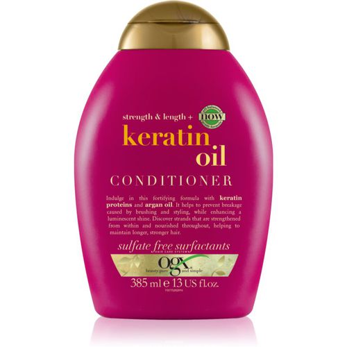 Keratin Oil acondicionador fortificante con keratina y aceite de argán 385 ml - OGX - Modalova