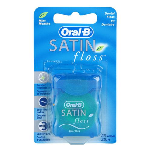 Satin Floss filo interdentale aroma Menthol 25 m - Oral B - Modalova