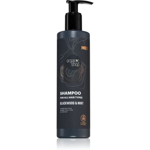 Men Blackwood & Mint champú para hombre 280 ml - Organic Shop - Modalova