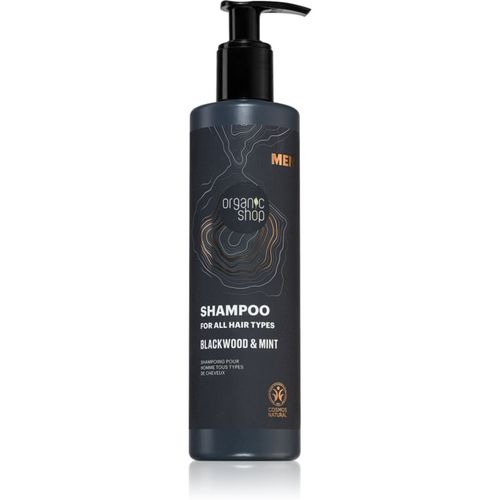 Men Blackwood & Mint shampoo per uomo 280 ml - Organic Shop - Modalova