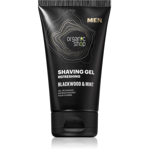 Men Blackwood & Mint gel de afeitar con efecto refrescante 150 ml - Organic Shop - Modalova