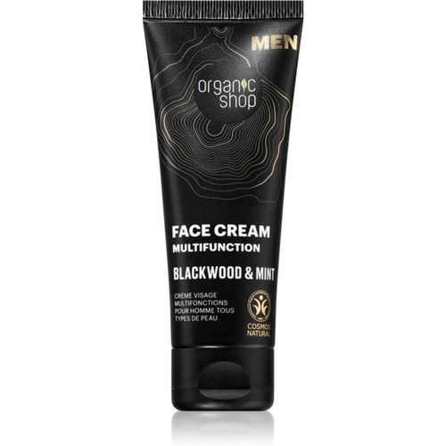 Men Blackwood & Mint Multifunktions-Creme für das Gesicht für Herren 75 ml - Organic Shop - Modalova