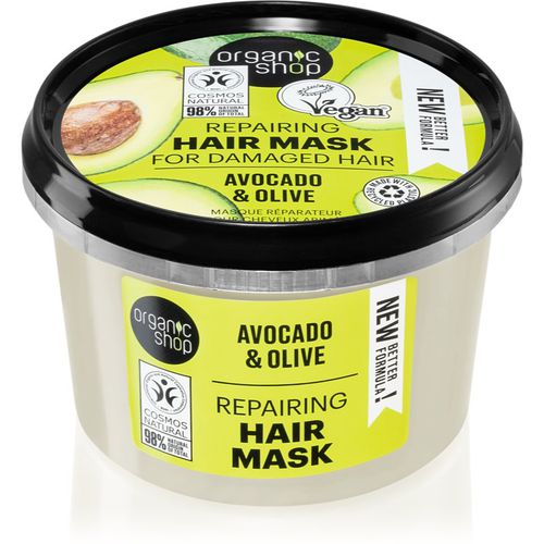 Avocado & Olive mascarilla regeneradora para cabello 250 ml - Organic Shop - Modalova