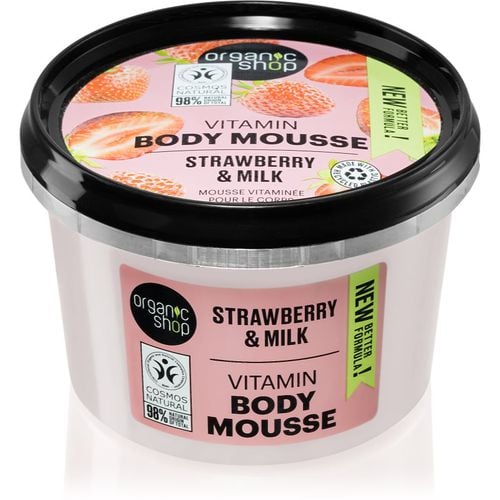 Strawberry & Milk mousse corpo 250 ml - Organic Shop - Modalova