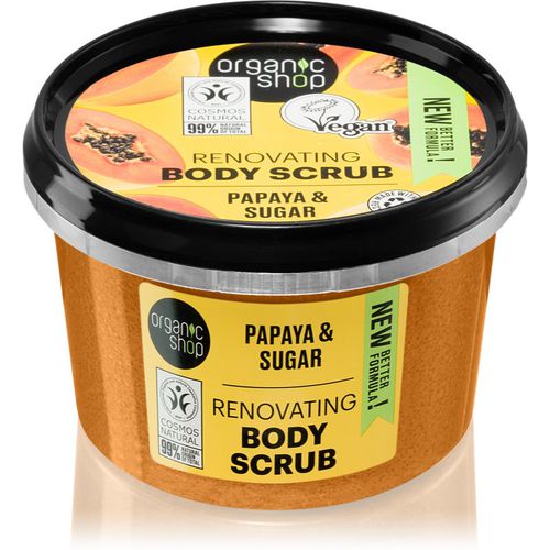 Organic Papaya & Sugar scrub corpo allo zucchero 250 ml - Organic Shop - Modalova