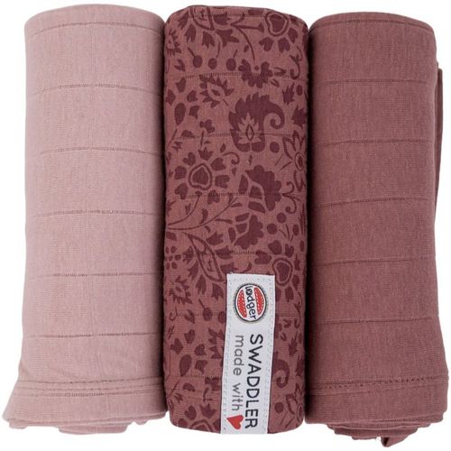 Swaddler Flower Tribe III Stoffwindeln Rosewood 70 x 70 cm 3 St - Lodger - Modalova