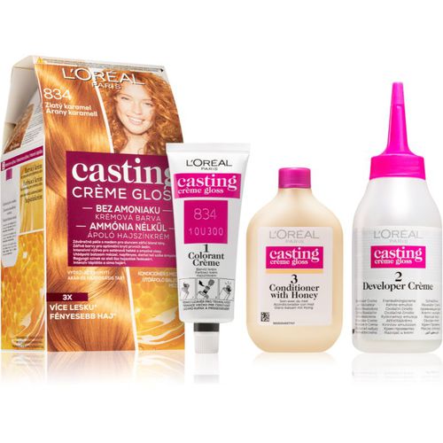 Casting Creme Gloss tinta per capelli colore 834 Golden Caramel 1 pz - L’Oréal Paris - Modalova