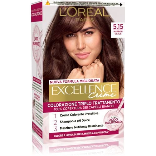 Eccellenza Crema tinta per capelli colore 5.15 Marron Glace 1 pz - L’Oréal Paris - Modalova