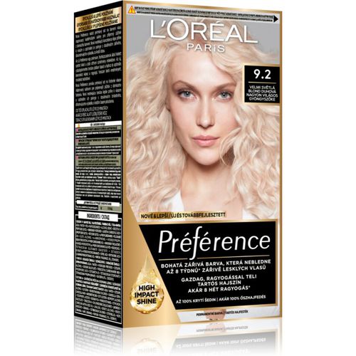 Préférence tinte de pelo tono 9.2 Very Light Iridescent Blond 1 ud - L’Oréal Paris - Modalova
