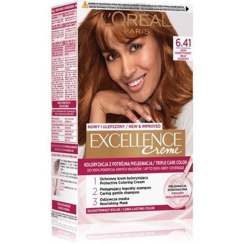 Excellence Creme Haarfarbe Farbton 6.41 Noisette 1 St - L’Oréal Paris - Modalova