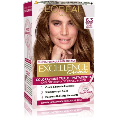 Eccellenza Crema tinta per capelli colore 6.3 Biondo Scuro Dorato 1 pz - L’Oréal Paris - Modalova